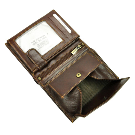 Portfel męski skórzany skóra naturalna Rovicky