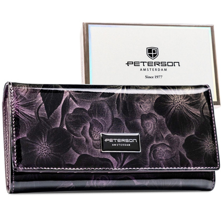 Portfel damski skóra naturalna skórzany Peterson