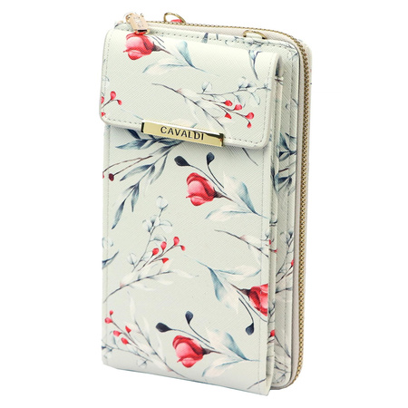 Portfel damski skórzany skóra ekologiczna Cavaldi 