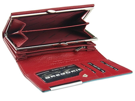 Portfel damski skórzany skóra naturalna Gregorio 