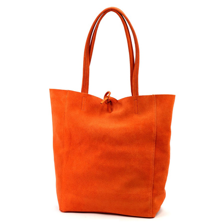 Torebka torebki skórzana skóra naturalna zamszowa Patrizia damska