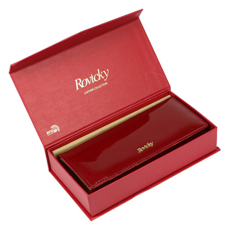 Portfel damski skórzany skóra naturalna Rovicky 