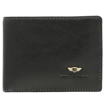 Portfel męski skórzany skóra naturalna Peterson