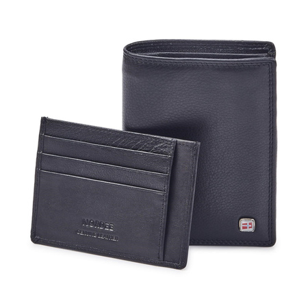 Portfel męski skórzany skóra naturalna Nordee