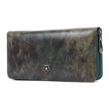 Portfel damski skórzany skóra naturalna + skóra ekologiczna Cavaldi