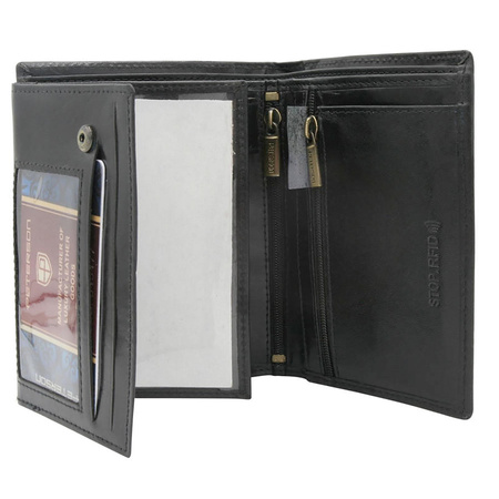 Portfel męski skórzany skóra naturalna  Peterson
