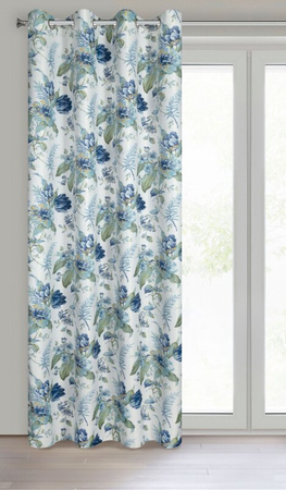 ZASŁONA GOTOWA ALVA 140 X 250 CM BIAŁY