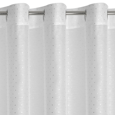 FIRANA GOTOWA SIBEL 140 X 250 CM BIAŁY