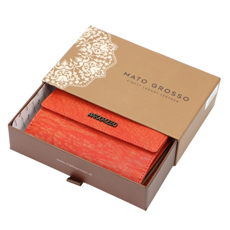 Portfel damski skórzany skóra naturalna Mato Grosso 