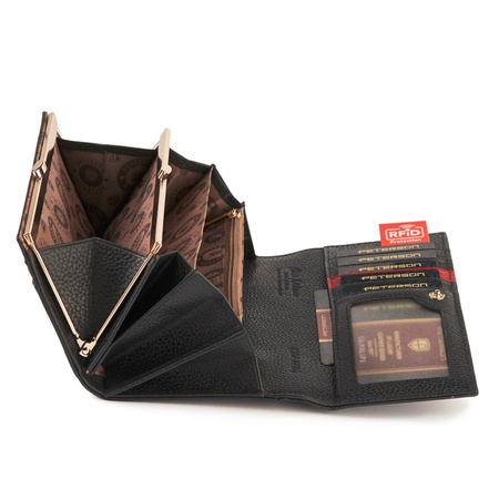 Portfel damski skórzany skóra naturalna  Peterson