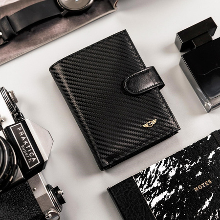 Portfel męski skórzany skóra naturalna  Peterson