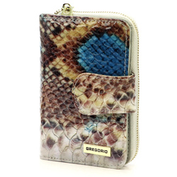 Portfel damski skórzany skóra naturalna Gregorio