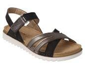 Befado - Obuwie dziecięce samdałki dla dziewczynki czarne