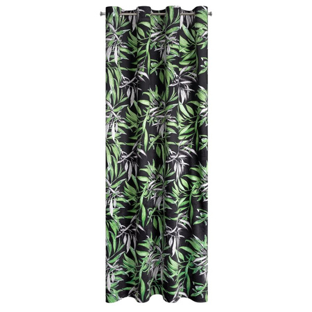 ZASŁONA GOTOWA ZOJA 140 X 250 CM CZARNY