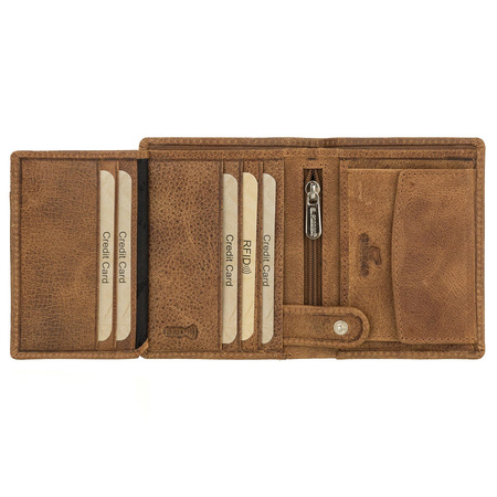 Portfel męski skórzany skóra naturalna El Forrest 