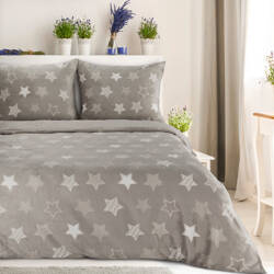 KOMPLET POŚCIELI FLANO 4 220 X 200 CM BEŻOWY