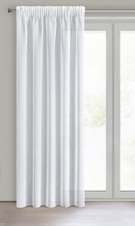 FIRANA GOTOWA LANA NA TAŚMIE 140 X 270 CM BIAŁY