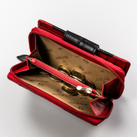 Portfel damski skórzany skóra naturalna  Peterson