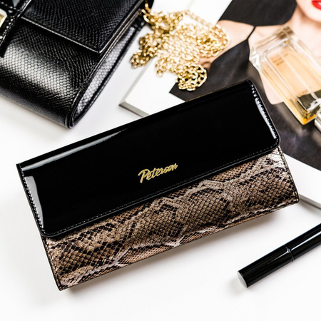 Portfel damski skóra naturalna skórzany Peterson