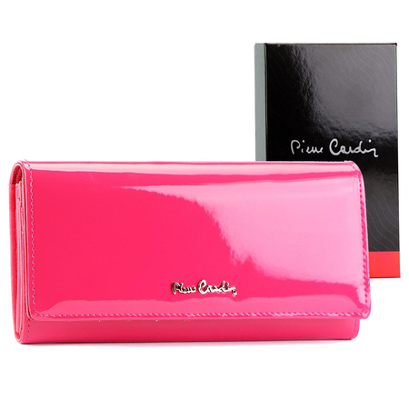 Portfel damski skóra naturalna + skóra ekologiczna Pierre Cardin