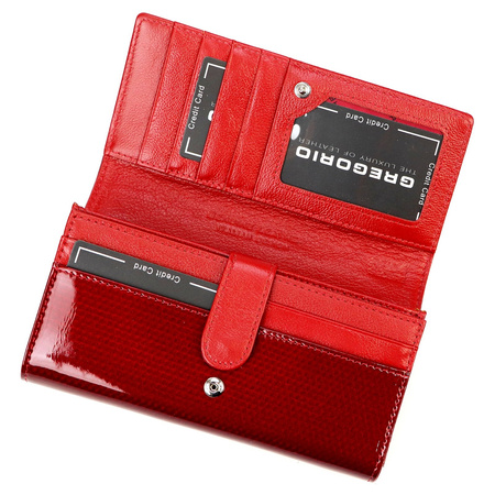 Portfel damski skórzany skóra naturalna Gregorio