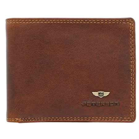 Portfel męski skórzany skóra naturalna  Peterson 