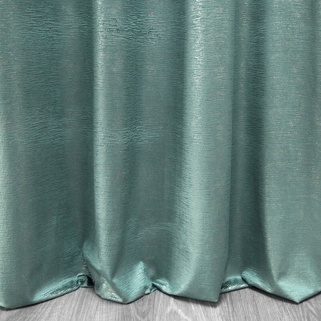 ZASŁONA GOTOWA MABEL 140 X 250 CM TURKUSOWY