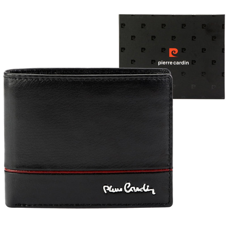 Portfel męski skórzany skóra naturalna Pierre Cardin