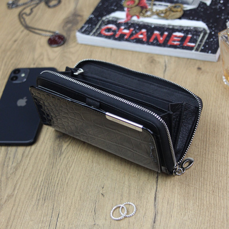 Portfel damski skóra naturalna skórzany Gregorio 