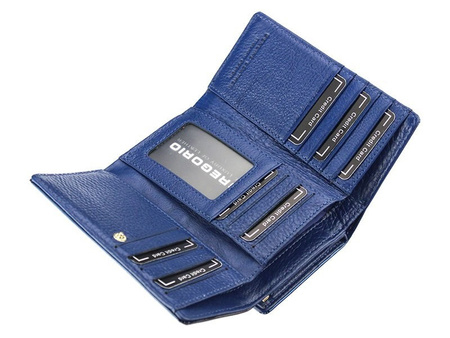 Portfel damski skórzany skóra naturalna Gregorio 