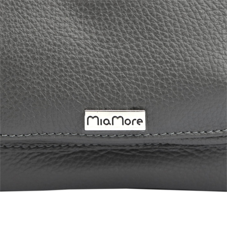 MiaMore torebka listonoszka skóra naturalna biały