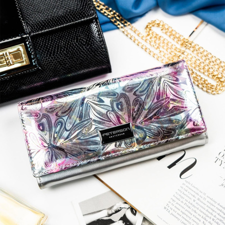 Portfel damski skóra naturalna skórzany Peterson