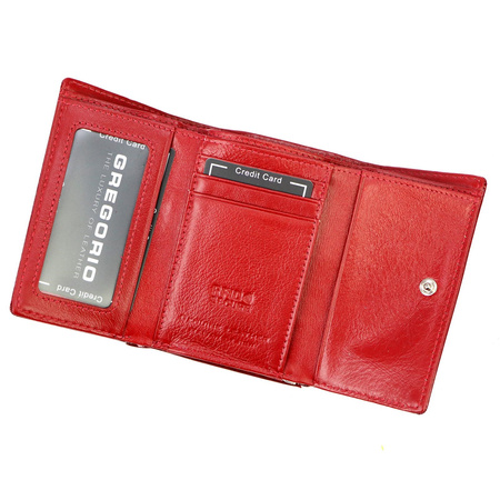 Portfel damski skórzany skóra naturalna Gregorio