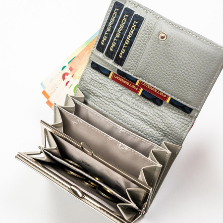 Portfel damski skóra naturalna skórzany Peterson