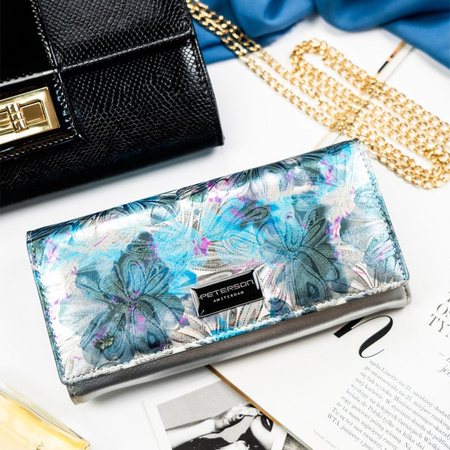 Portfel damski skóra naturalna skórzany Peterson