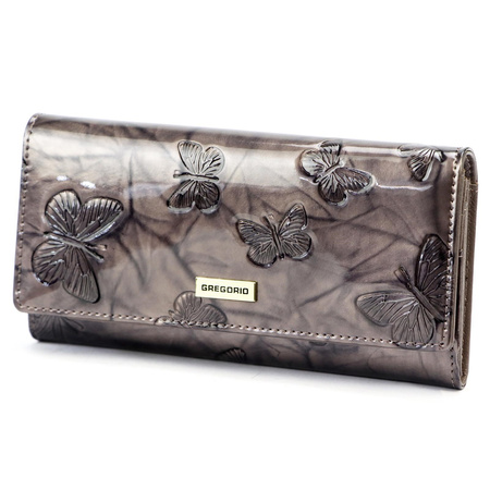 Portfel damski skórzany skóra naturalna Gregorio 