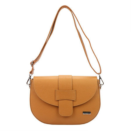 MiaMore torebka listonoszka skóra naturalna czarny