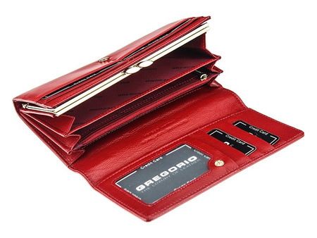 Portfel damski skórzany skóra naturalna Gregorio 