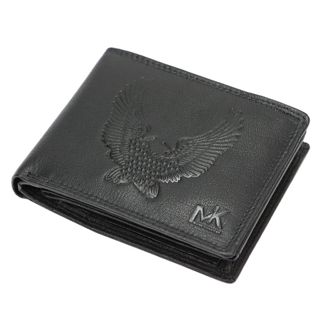 Portfel męski skórzany skóra naturalna Money Kepper 