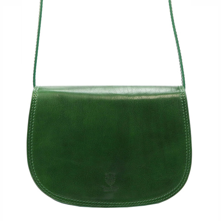 Florence torebka listonoszka skóra naturalna zielony