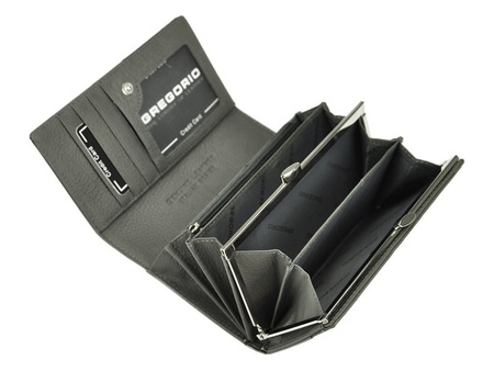 Portfel damski skórzany skóra naturalna Gregorio 