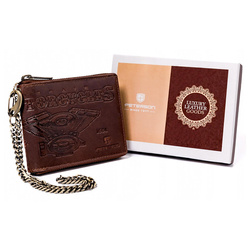 Portfel męski skórzany skóra naturalna  Peterson