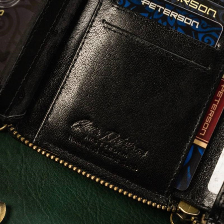 Portfel męski skórzany skóra naturalna  Peterson