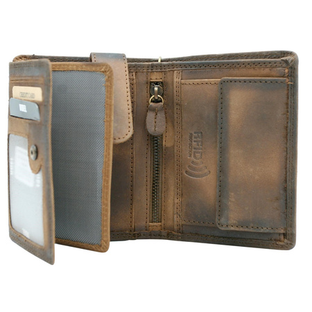 Portfel męski skórzany skóra naturalna  Classic Motorcycles 