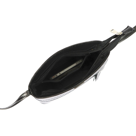 MiaMore torebka listonoszka skóra naturalna czarny