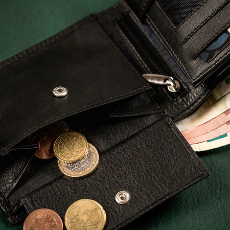 Portfel męski skórzany skóra naturalna  Peterson