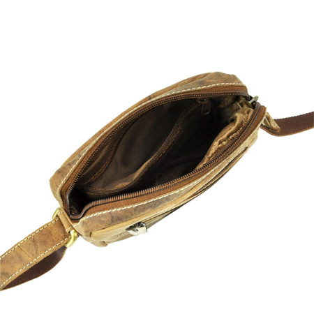 Torba saszetka listonoszka męska na ramię skórzana skóra naturalna Wild