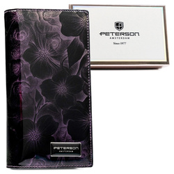 Portfel damski skóra naturalna skórzany Peterson