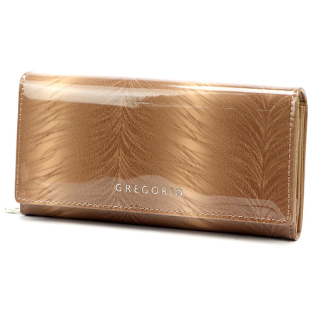 Portfel damski skórzany skóra naturalna Gregorio