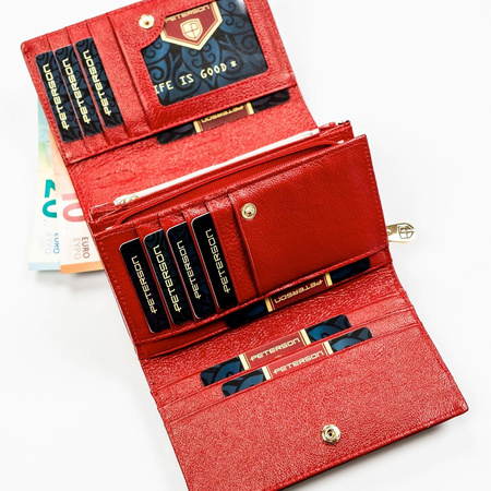 Portfel damski skóra naturalna skórzany Peterson